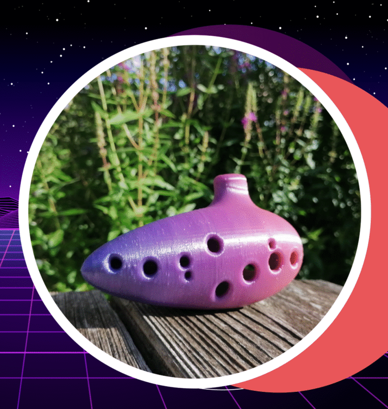 Ocarina Impresa en 3D