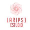 Logotipo de Laripse Estudio, estudio creativo en Quito especializado en arte digital, diseño gráfico y animación.